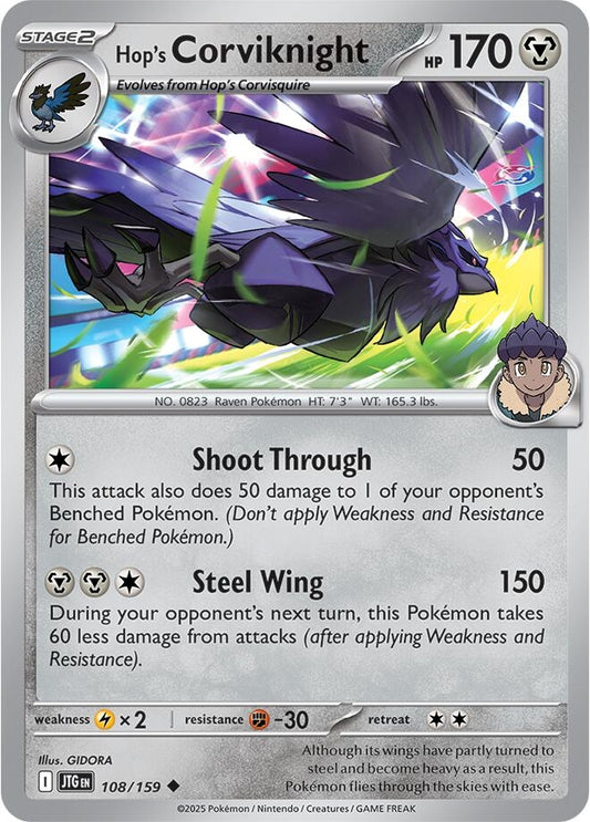 Hop's Corviknight (108/159) (JTG)