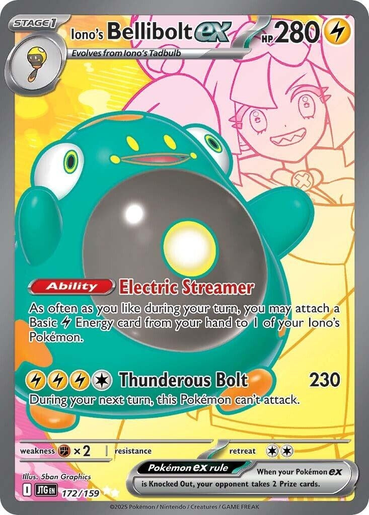 Iono's Bellibolt ex (172/159) (JTG)