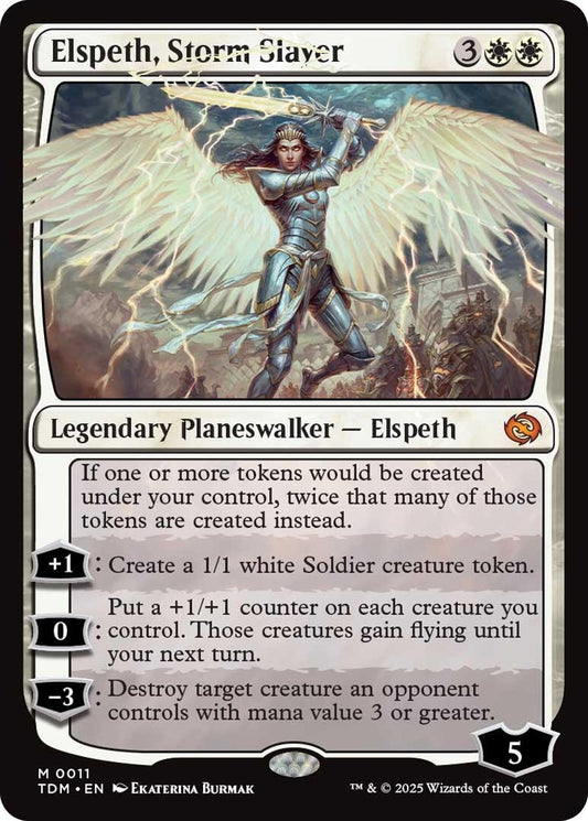 Elspeth, Storm Slayer (foil) (11) (TDM)