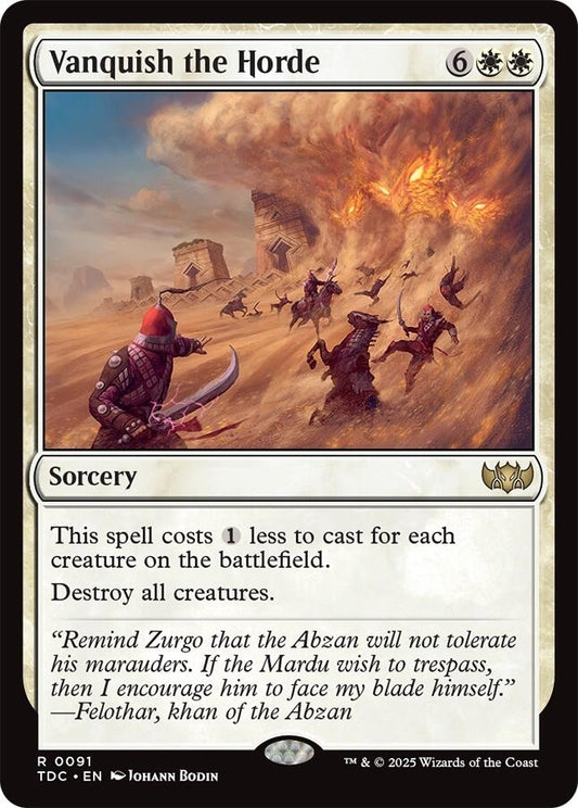 Vanquish the Horde (91) (TDC)