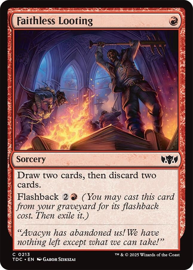 Faithless Looting (213) (TDC)