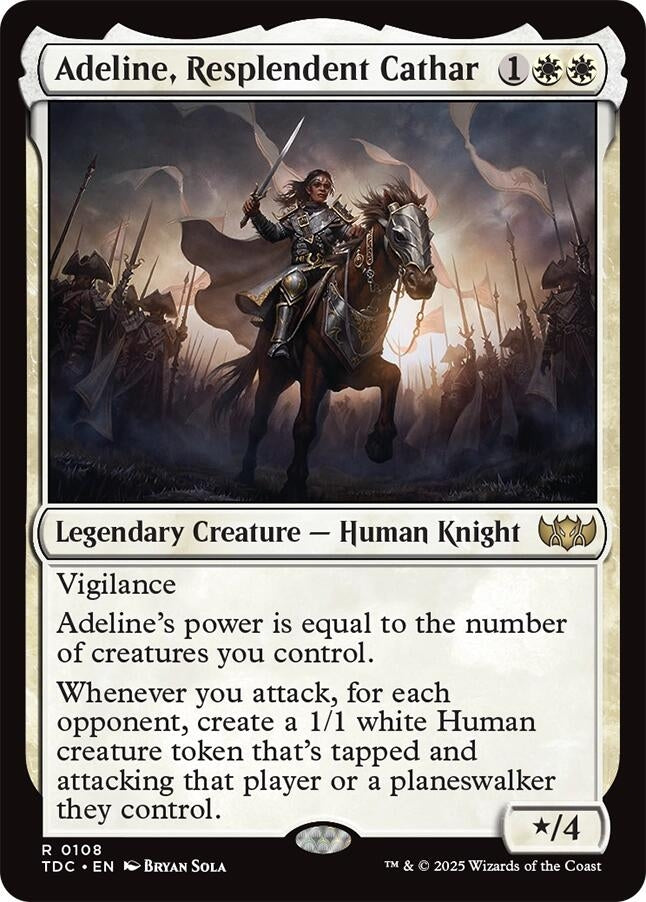 Adeline, Resplendent Cathar (108) (TDC)