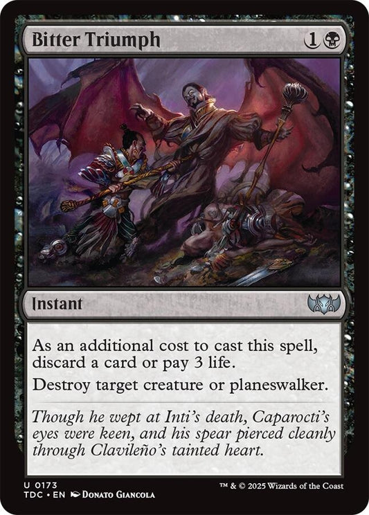 Bitter Triumph (173) (TDC)