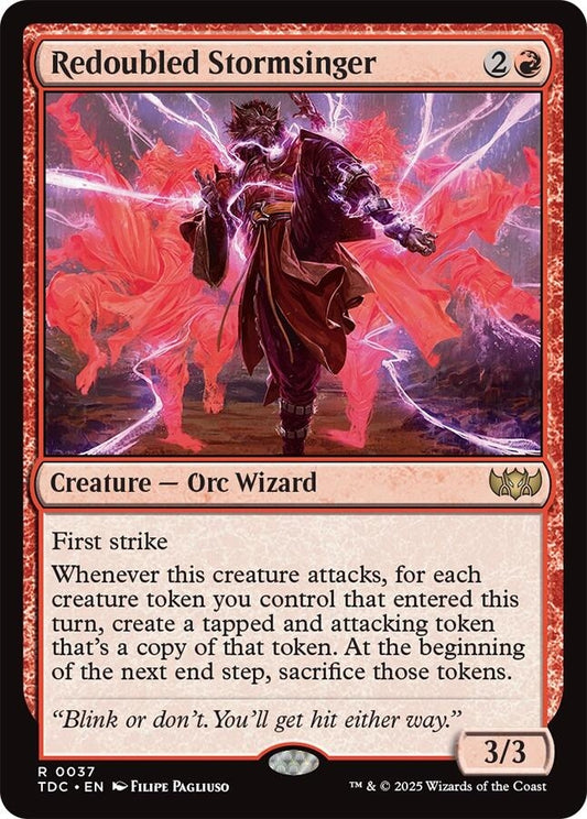 Redoubled Stormsinger (37) (TDC)
