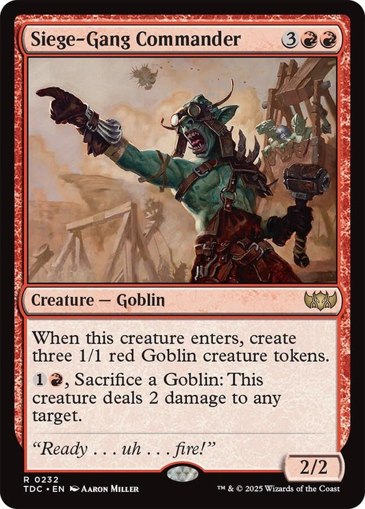 Siege-Gang Commander (232) (TDC)