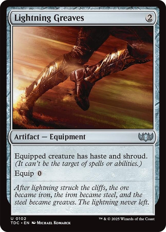Lightning Greaves (102) (TDC)