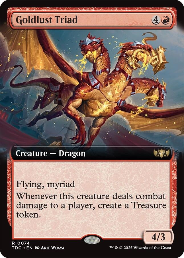 Goldlust Triad (Extended Art) (74) (TDC)