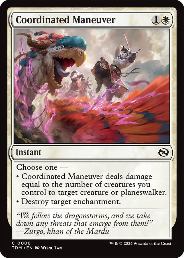 Coordinated Maneuver (6) (TDM)