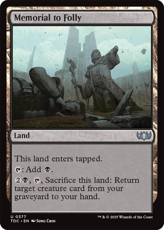 Memorial to Folly (377) (TDC)