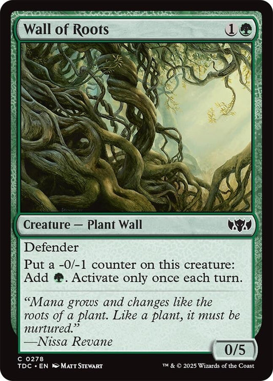 Wall of Roots (278) (TDC)