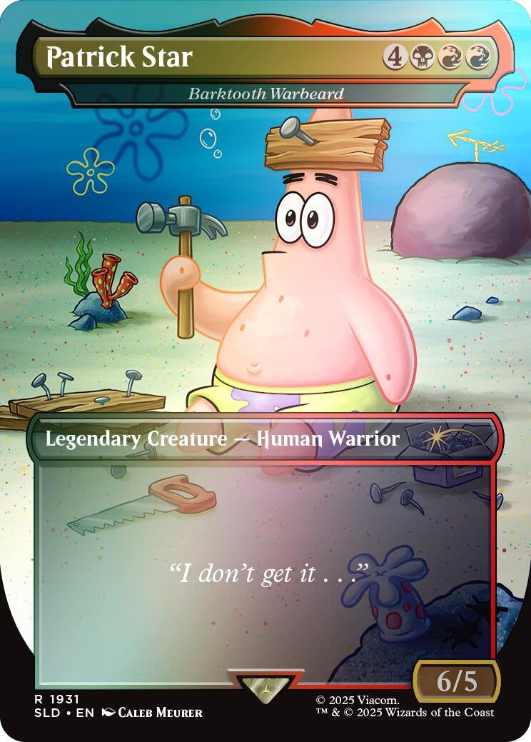 Patrick Star - Barktooth Warbeard (Rainbow Foil) (1931) (SLD)