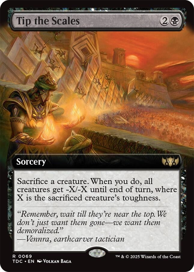 Tip the Scales (Extended Art) (69) (TDC)