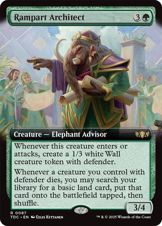 Rampart Architect (Extended Art) (87) (TDC)