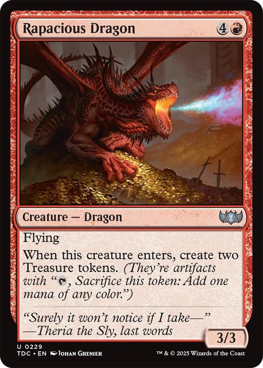 Rapacious Dragon (229) (TDC)