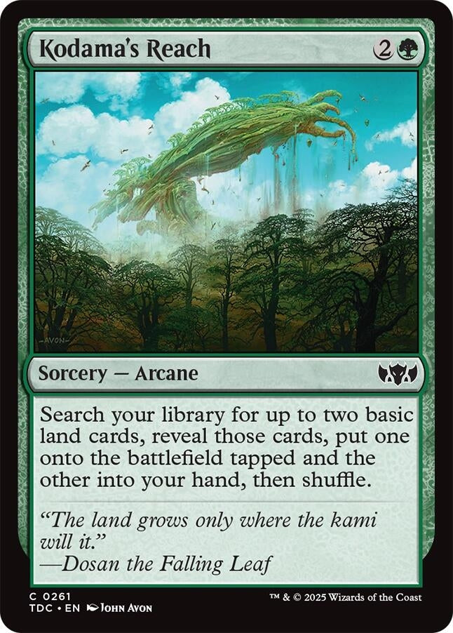 Kodama's Reach (261) (TDC)