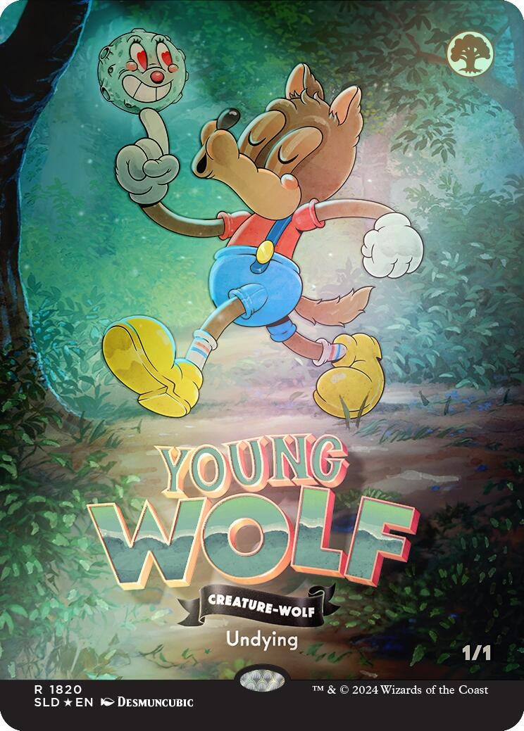 Young Wolf (Rainbow Foil) (1820) (SLD)