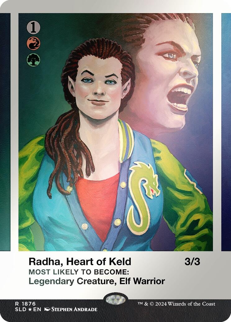 Radha, Heart of Keld (Rainbow Foil) (1876) (SLD)