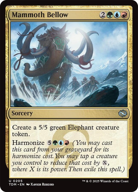 Mammoth Bellow (205) (TDM)