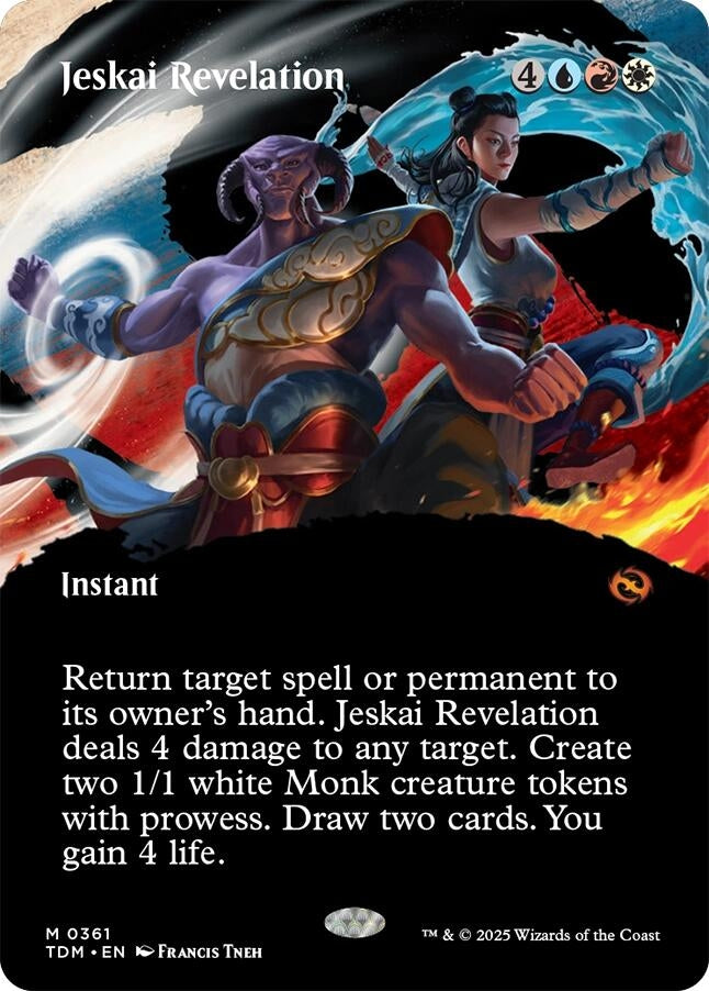 Jeskai Revelation (Borderless) (361) (TDM)