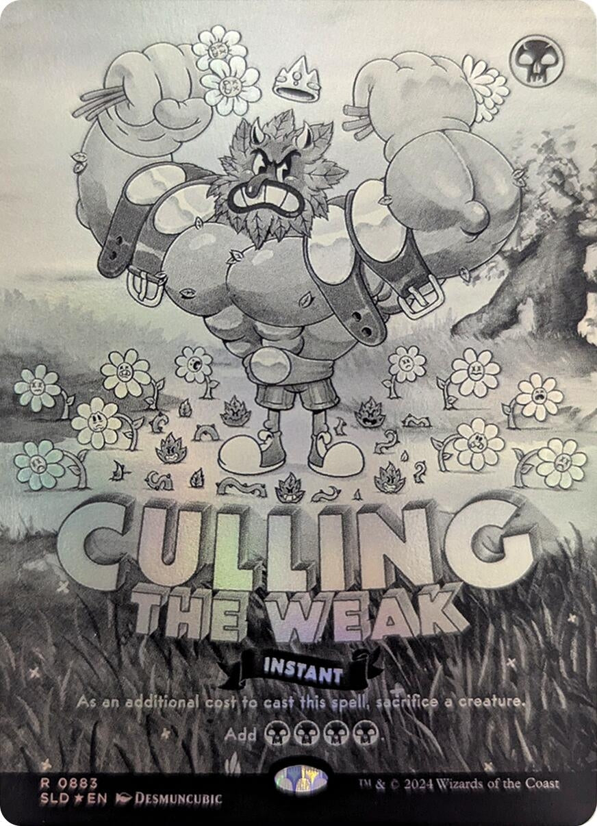 Culling the Weak (Black & White Foil) (883) (SLD)
