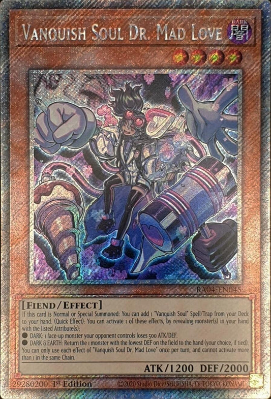 Vanquish Soul Dr. Mad Love (Platinum Secret Rare) (RA04-EN045)
