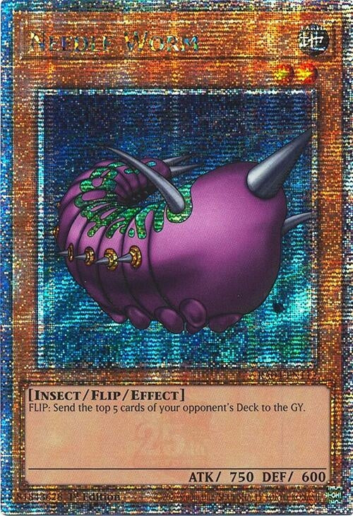 Needle Worm (Quarter Century Secret Rare) (RA04-EN112)