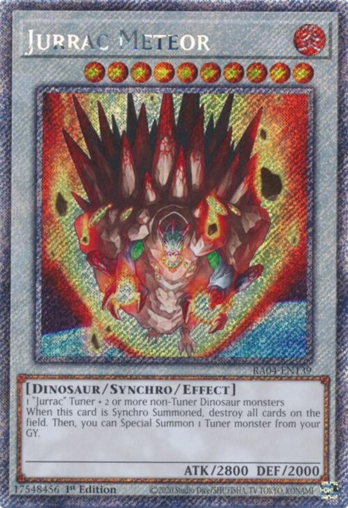 Jurrac Meteor (Platinum Secret Rare) (RA04-EN139)