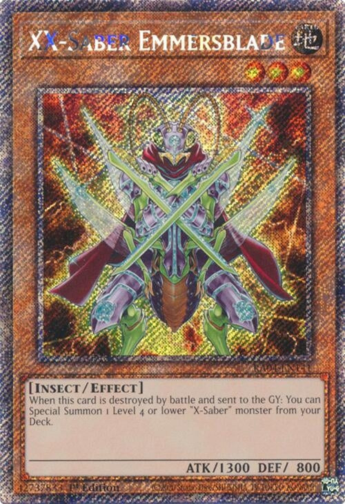 XX-Saber Emmersblade (Platinum Secret Rare) (RA04-EN141)