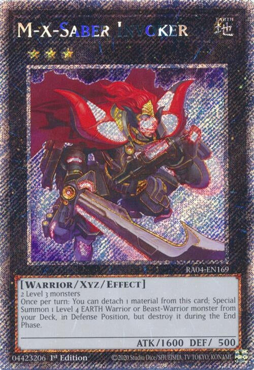 M-X-Saber Invoker (Platinum Secret Rare) (RA04-EN169)