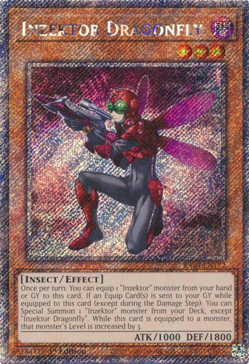 Inzektor Dragonfly (Platinum Secret Rare) (RA04-EN172)