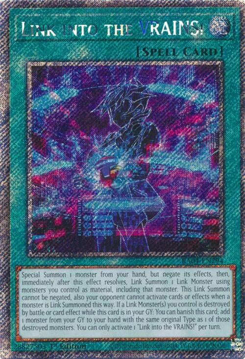 Link into the VRAINS! (Platinum Secret Rare) (RA04-EN294)