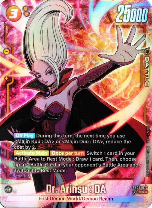 Dr. Arinsu : DA - FB06-072 (Alternate Art) (FB06-072) (FB06)