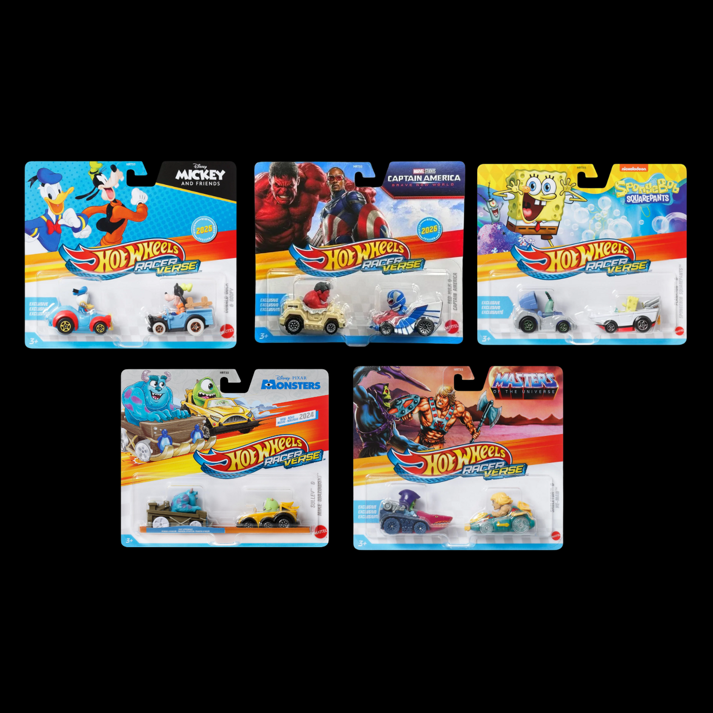 Hot Wheels Racerverse 2 Pack -Choose Your Driver- 1:64
