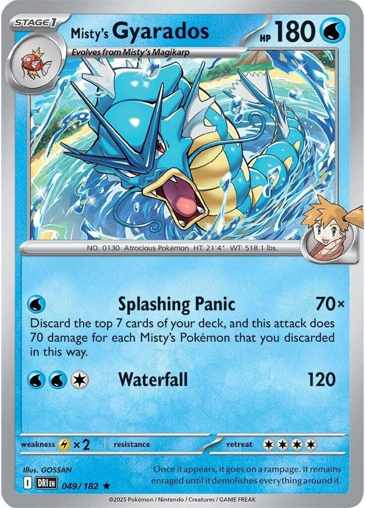 Misty's Gyarados (049/182) (DRI)