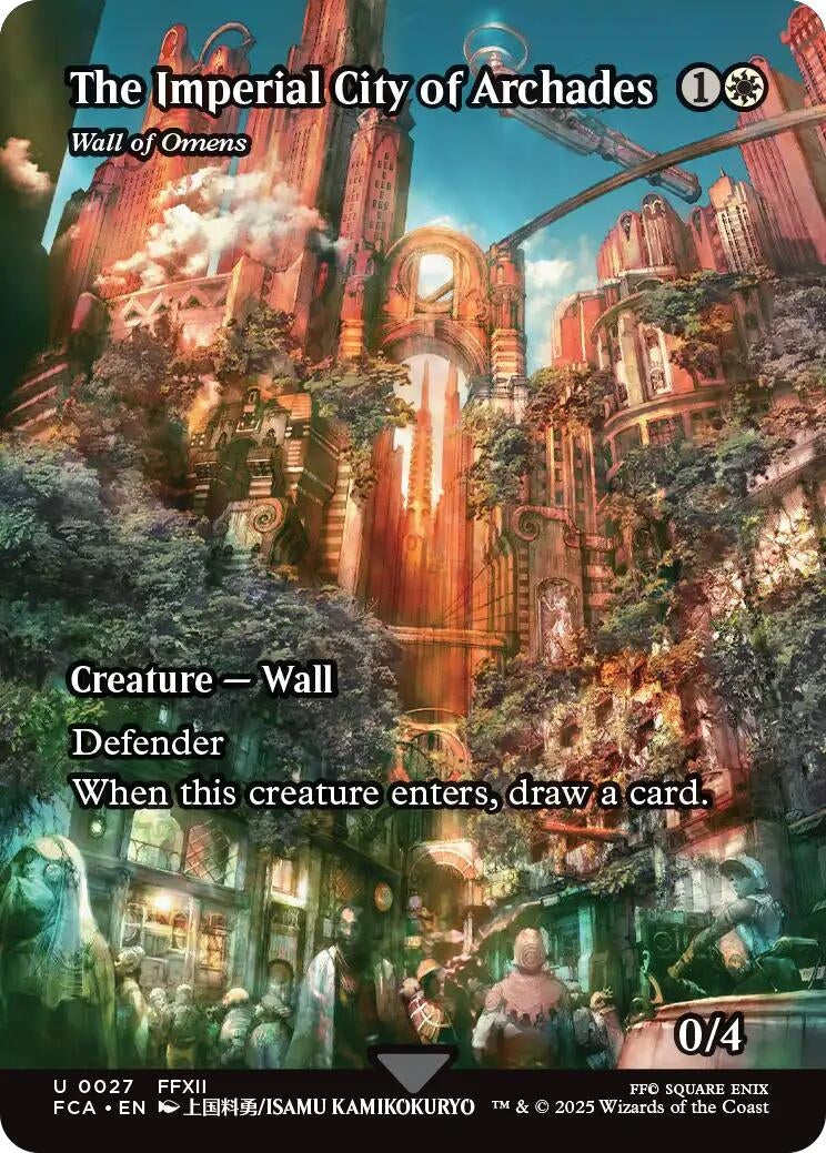 The Imperial City of Archades - Wall of Omens (Showcase) (27) (FCA)