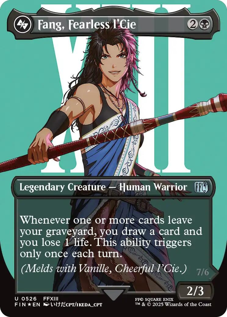 Fang, Fearless l'Cie (Borderless) (Surge Foil) (526) (FIN)