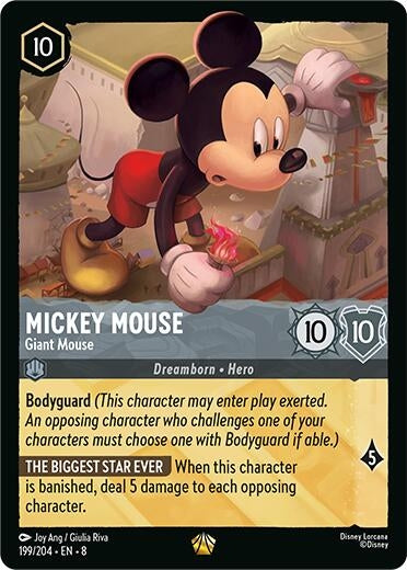 Mickey Mouse - Giant Mouse (199/204) (8)