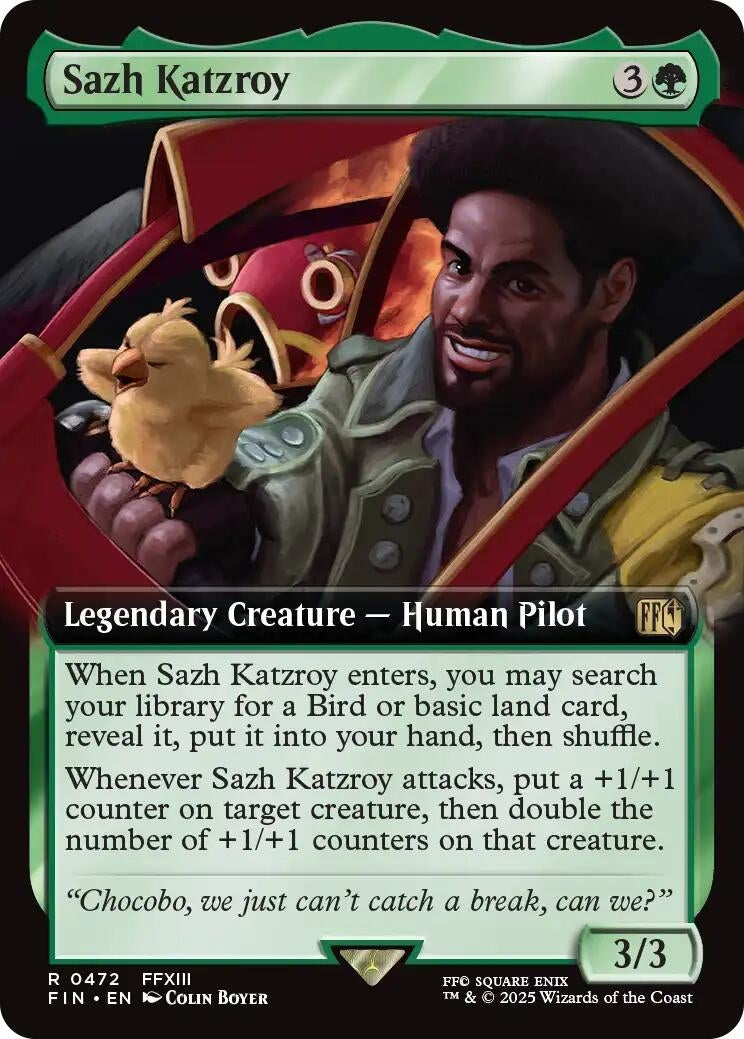 Sazh Katzroy (Extended Art) (472) (FIN)