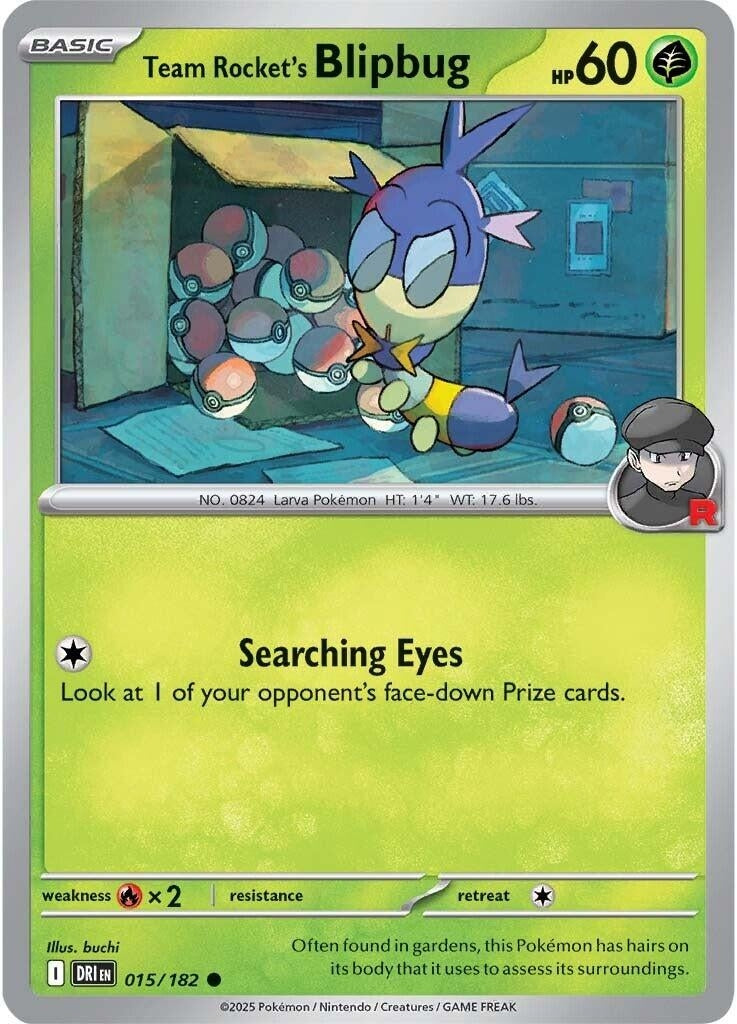 Team Rocket's Blipbug (015/182) (DRI)