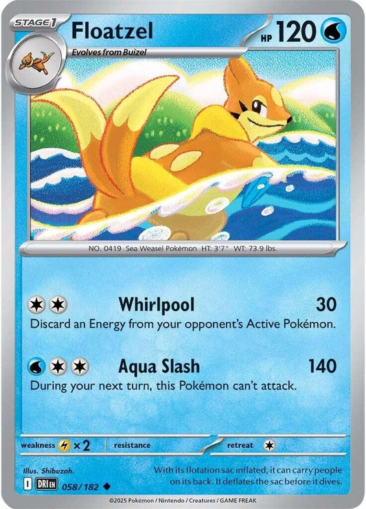 Floatzel (058/182) (DRI)