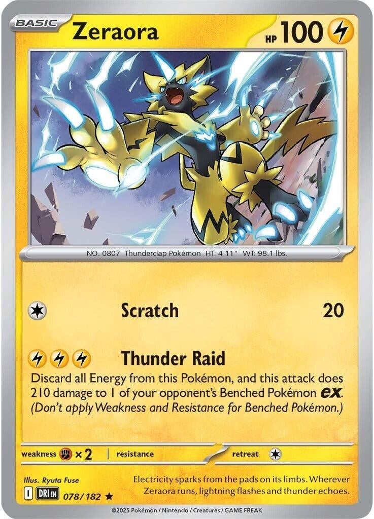 Zeraora (078/182) (DRI)