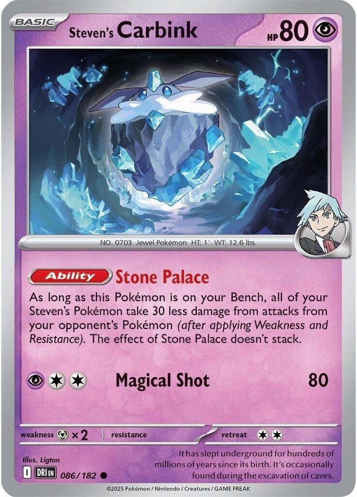 Steven's Carbink (086/182) (DRI)
