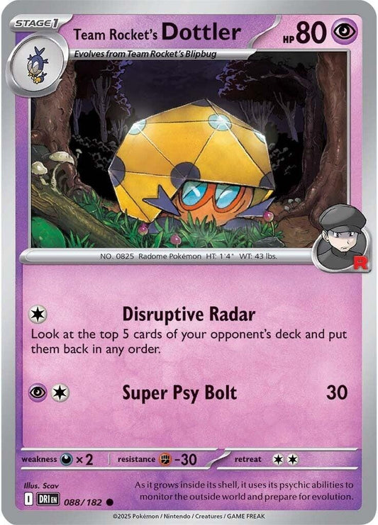 Team Rocket's Dottler (088/182) (DRI)