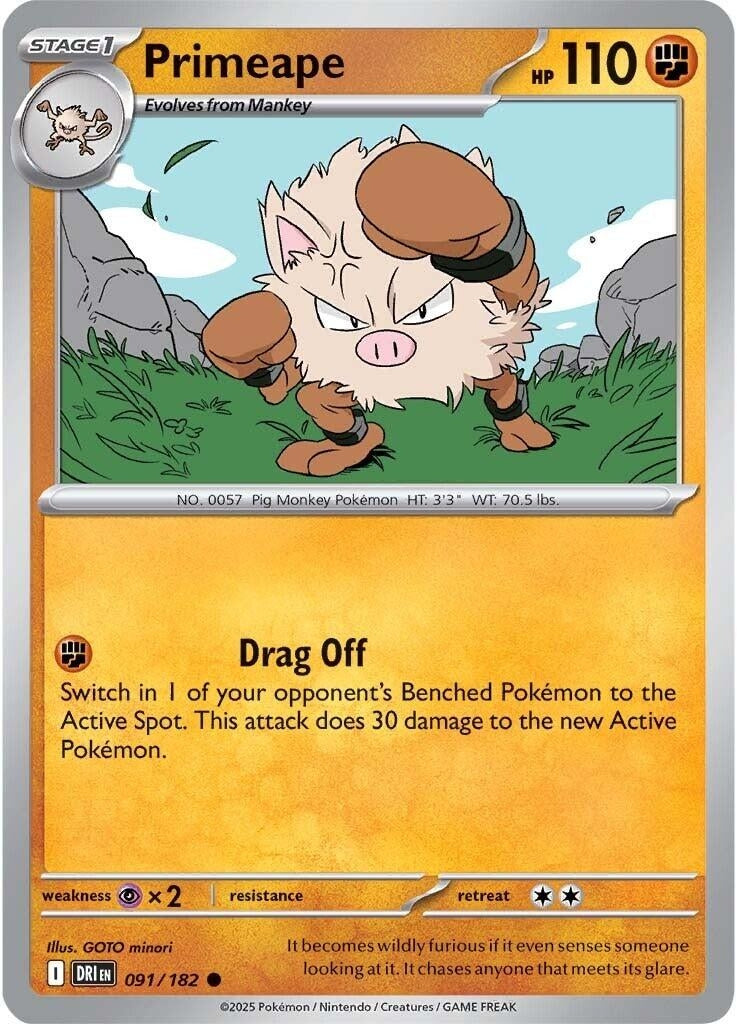 Primeape (091/182) (DRI)