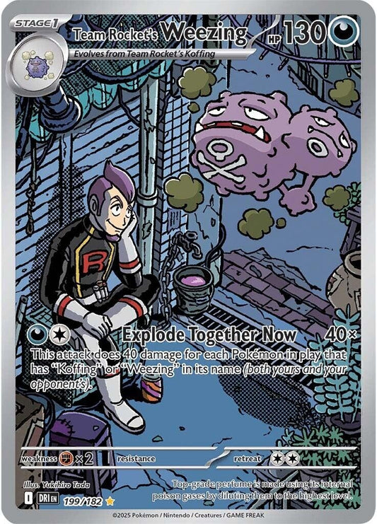 Team Rocket's Weezing (199/182) (DRI)