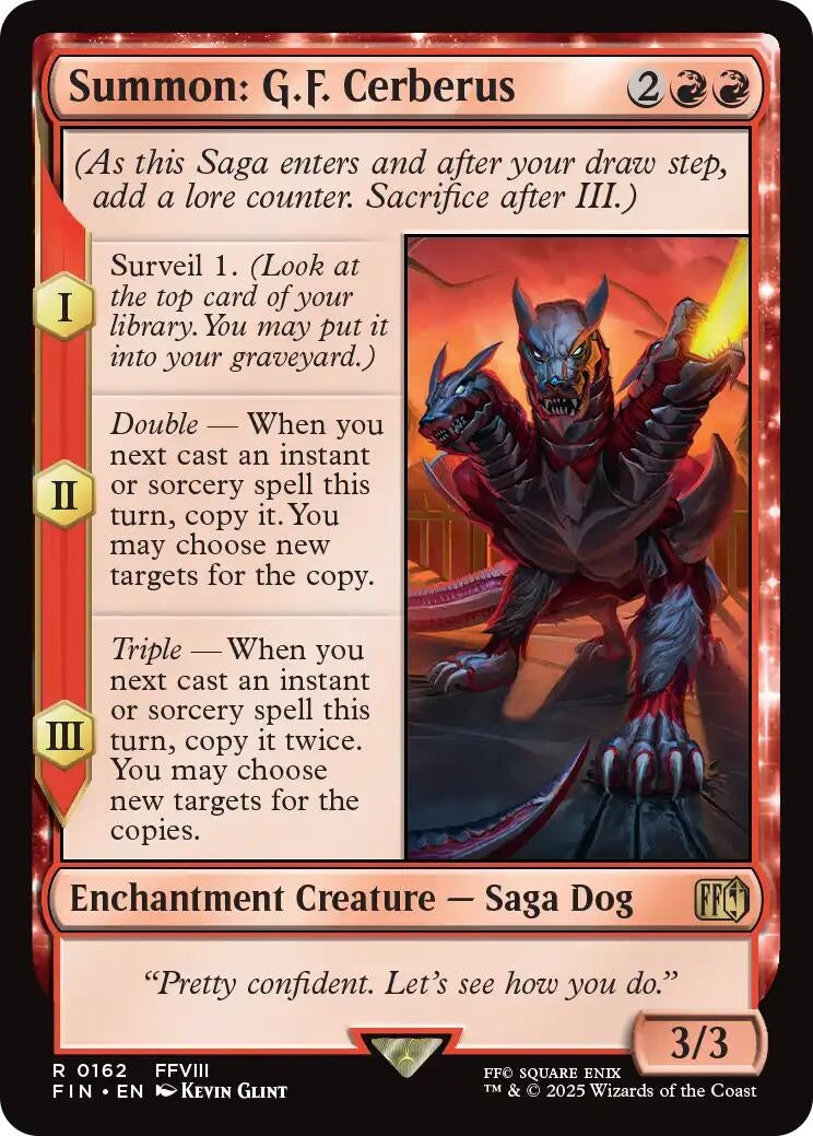 Summon: G.F. Cerberus (162) (FIN)