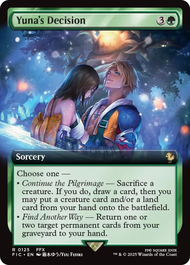 Yuna's Decision (Extended Art) (125) (FIC)