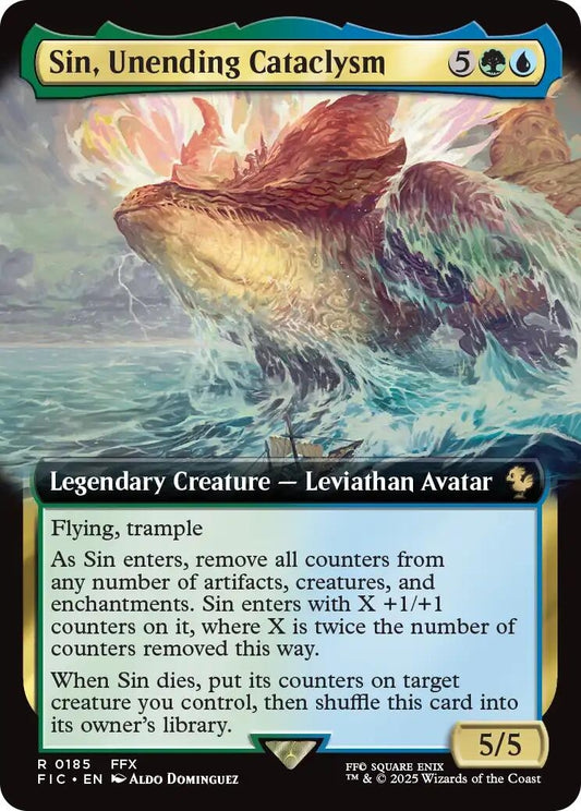 Sin, Unending Cataclysm (Extended Art) (185) (FIC)