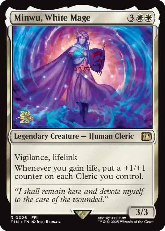 Minwu, White Mage (26) (PRE)