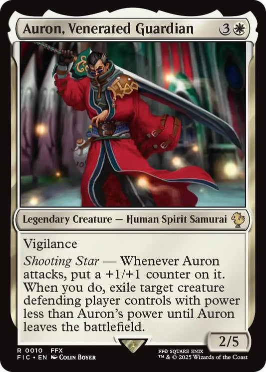 Auron, Venerated Guardian (Surge Foil) (10) (FIC)